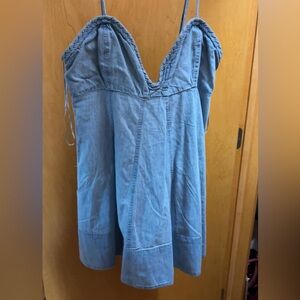 Altura free people denim mini dress new w/tags